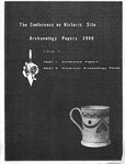 The Conference on Historic Site Archaeology Papers 1969 - Volume 4