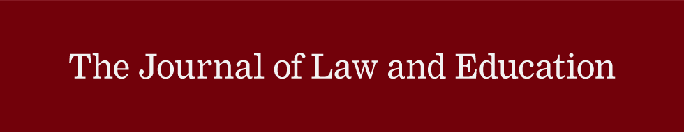 The Journal of Law and Education