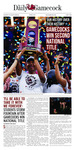 The Daily Gamecock, National Champions, April 2022 by University of South Carolina, Office of Student Media