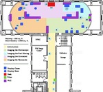 Gallery Floor Plan, keyed to the PowerPoint Walk-Through by Allison Marsh